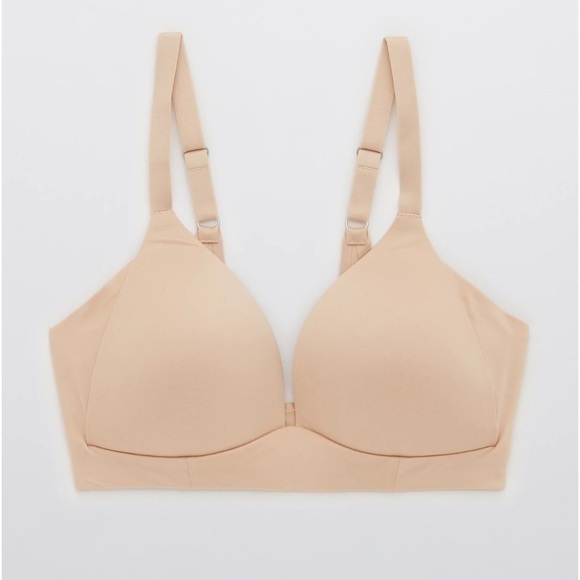 UEC Aerie Real good Sunnie Wireless Lightly Lined Bra size 32DDD nude - Picture 1 of 10